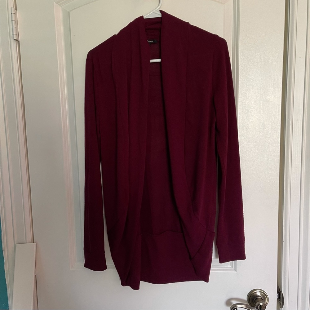 Burgundy colored sweater ❄️